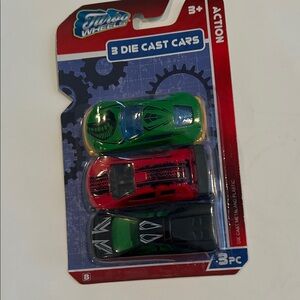 Turbo Wheels Die Cast Cars 3Pack NEW
